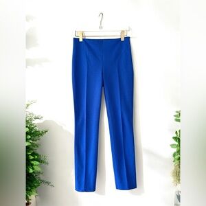 Joseph New Tony Gabardine Stretch Blue Trousers
